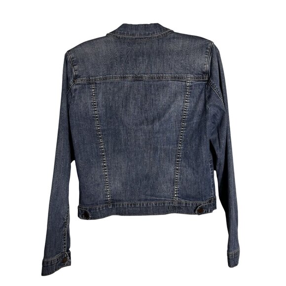 Kut From The Kloth Blue Denim Jacket Size L - Picture 2 of 11